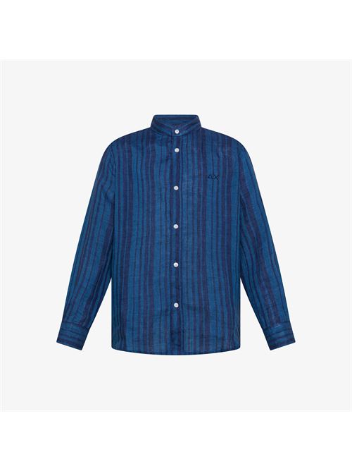 boy's shirt linen stripe l/s SUN 68 | S363100780